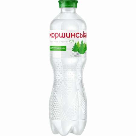 Вода Моршинская слабогазированная 0,5 л